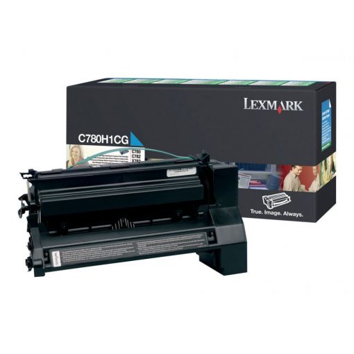 Lexmark C78x/X782 High Return Toner Cyan 10K (Eredeti) C780H1CG