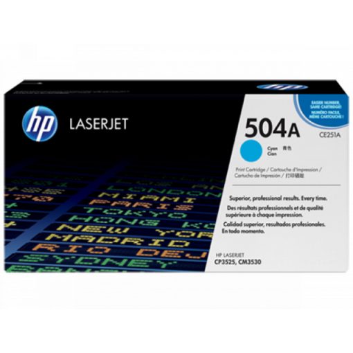 HP CE251A Toner Cyan 7.000 oldal kapacitás No.504A