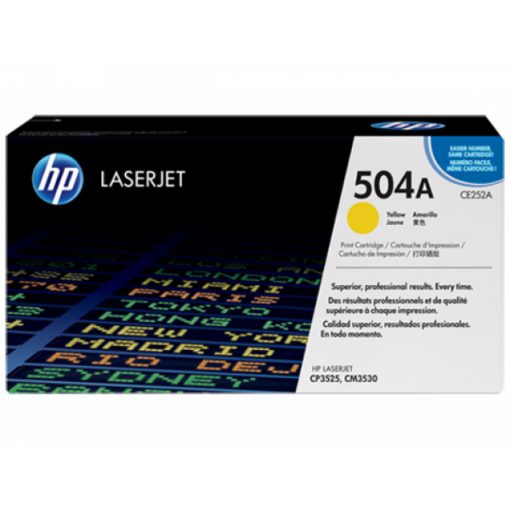 HP CE252A Toner Yellow 7.000 oldal kapacitás No.504A