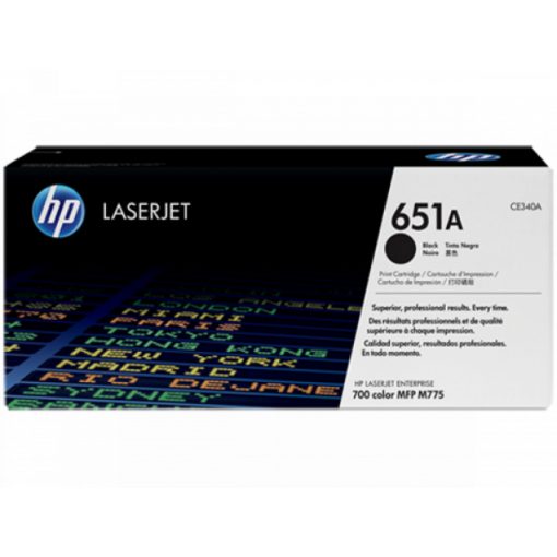 HP CE340A Toner Black 13.500 oldal kapacitás No.651A