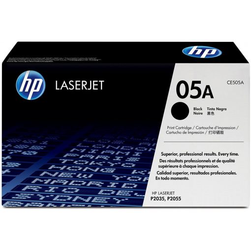 HP CE505A Toner Black 2.300 oldal kapacitás No.05A