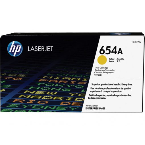 HP CF332A Toner Yellow 15.000 oldal kapacitás No.654A