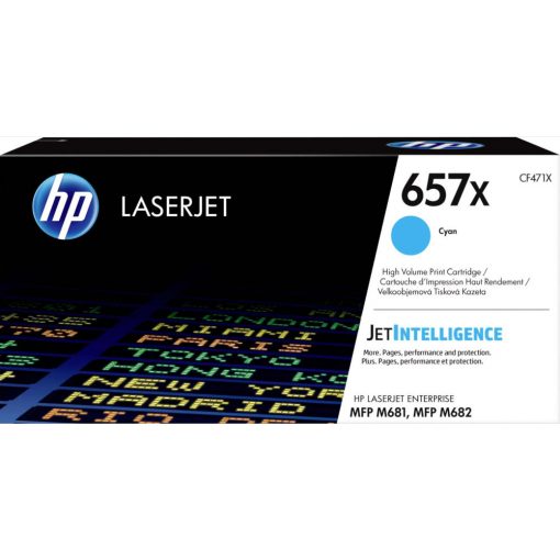 HP CF471X Toner Cyan 23.000 oldal kapacitás No.657X