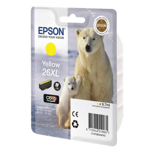 EPSON T2634 TINTAPATRON YELLOW UTÁNGYÁRTOTT