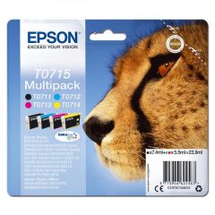   EPSON T0715 TINTAPATRON MULTIPACK BLACK/CYAN/MAGENTA/YELLOW EREDETI