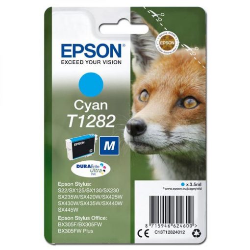 EPSON T1282 TINTAPATRON CYAN EREDETI