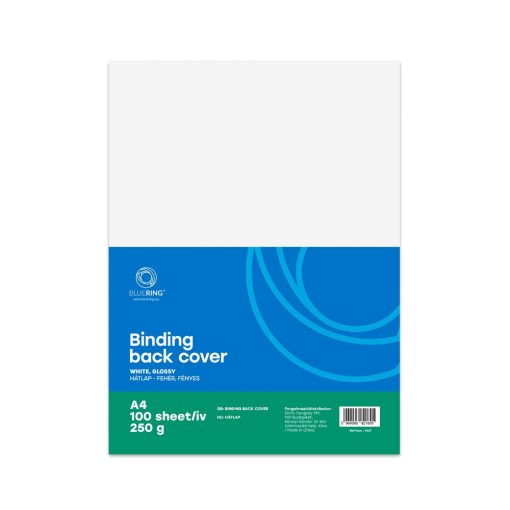 Hátlap, A4, 250 g. fényes 100 db/csomag, Bluering® fehér