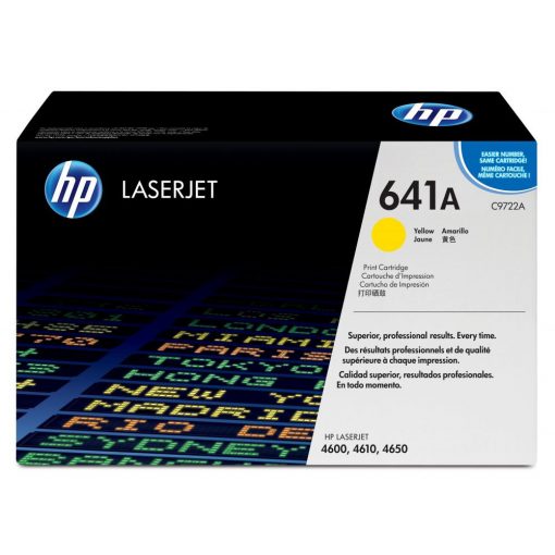 HP C9722A TONER YELLOW EREDETI