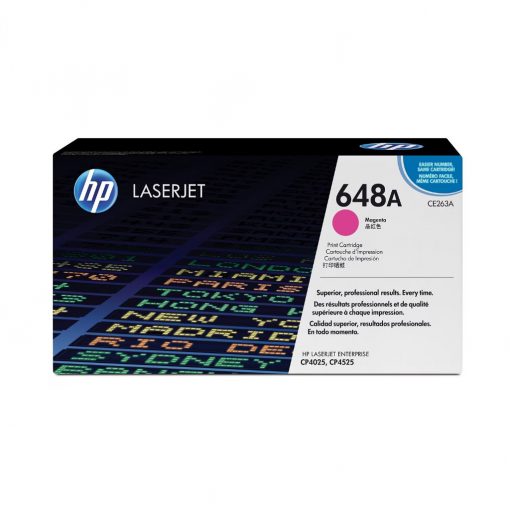 HP CE263AC TONER MAGENTA EREDETI (648A)