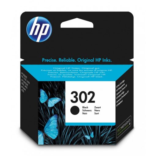 HP 302/F6U66AE TINTAPATRON BLACK EREDETI