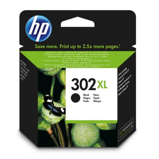 HP 302XL/F6U68AE TINTAPATRON BLACK EREDETI