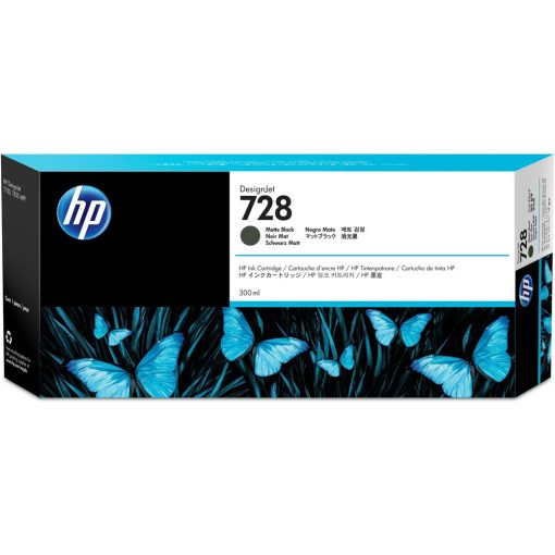 Hp 728/F9J68A tintapatron matt black ORIGINAL