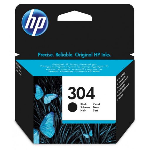 HP 304/N9K06AE TINTAPATRON BLACK EREDETI