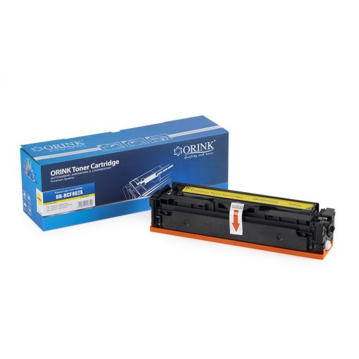 ORINK HP CF402X FU. TONER YELLOW (201X)