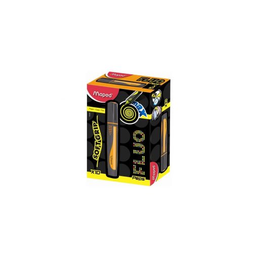 Szövegkiemelő, 1-5 mm, MAPED "Fluo Peps Max", sárga