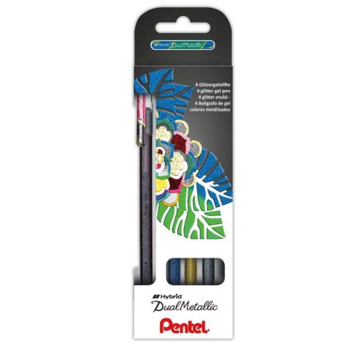 Rollertoll zselés Pentel Dual-Hybrid K110-4XZ   4klf szín