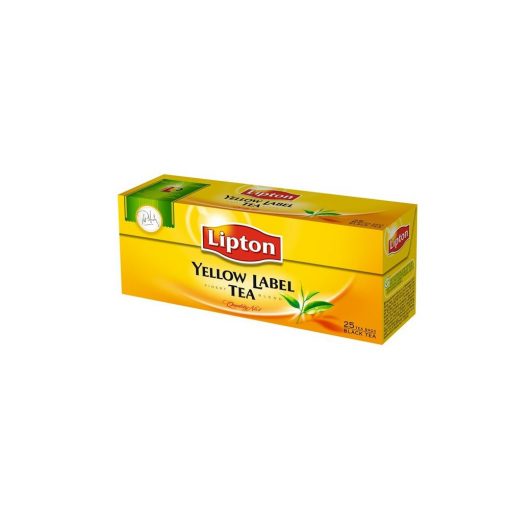 Fekete tea, 25x2 g, LIPTON "Yellow label"