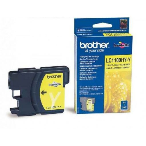 Brother LC1100HYY Tintapatron Yellow 10,1 ml 700 oldal kapacitás