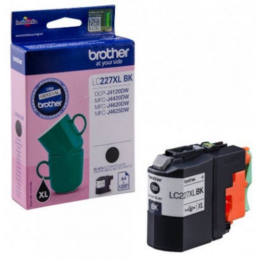 Brother LC227XLBK Tintapatron Black 25 ml 1.200 oldal kapacitás