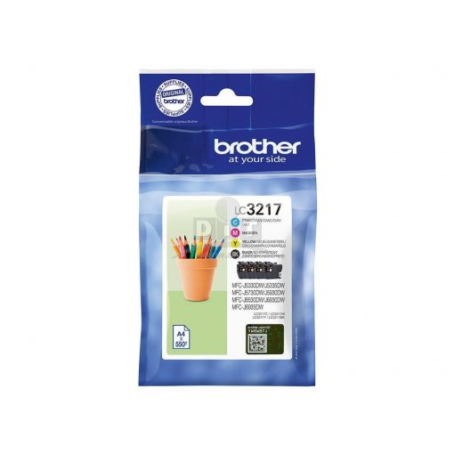 Brother LC3217C Tintapatron Cyan 7,2 ml 550 oldal kapacitás