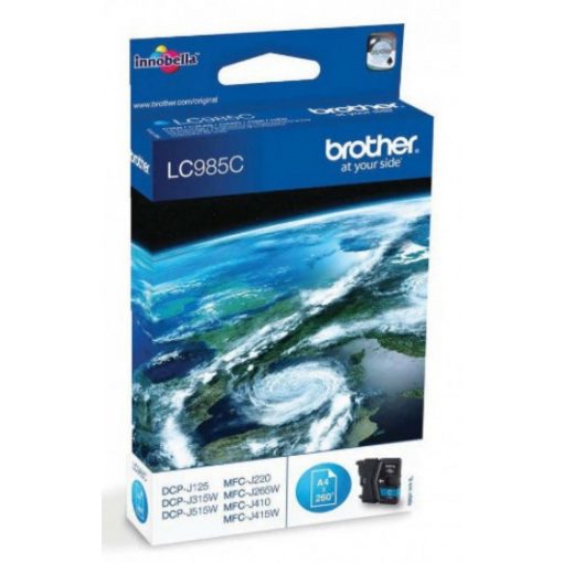 Brother LC985C Tintapatron Cyan 4,8 ml 260 oldal kapacitás