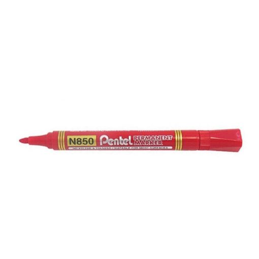 Marker alkoholos kerek N850-BE Pentel piros