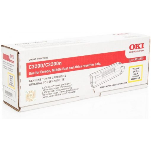 OKI C3200 TONER YELLOW EREDETI AKCIÓS