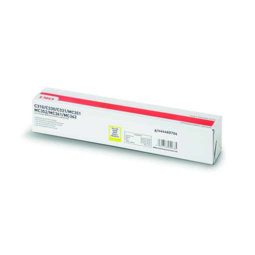 OKI C310/330 TONER YELLOW EREDETI