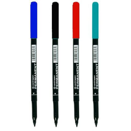 CENTROPEN PERMANENT MARKER KEREK 2536 1MM FEKETE