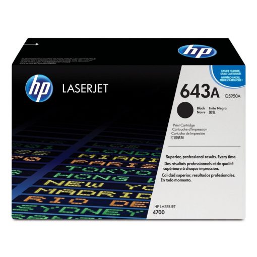 HP Q5950A Toner Black 11.000 oldal kapacitás No.643A