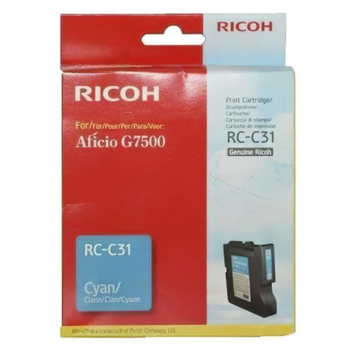 RICOH RC-C31 TINTAPATRON CYAN EREDETI AKCIÓS