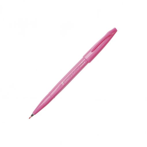 Ecsettoll, kalligrafikus hajlékony hegyű, Pentel SES15C-P pink