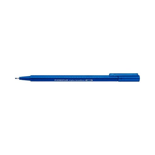 Tűfilc, 0,8 mm, STAEDTLER "Triplus", kék